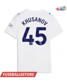 Günstige Manchester City Abdukodir Khusanov #45 3rd trikot Damen 2026-27 Kurzarm